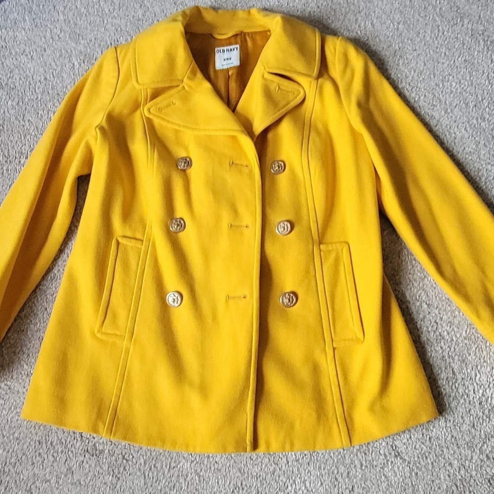 Old Navy medium wool blend coat size medium.